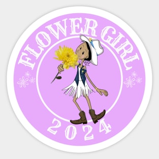 Flower Girl 2024 Sticker